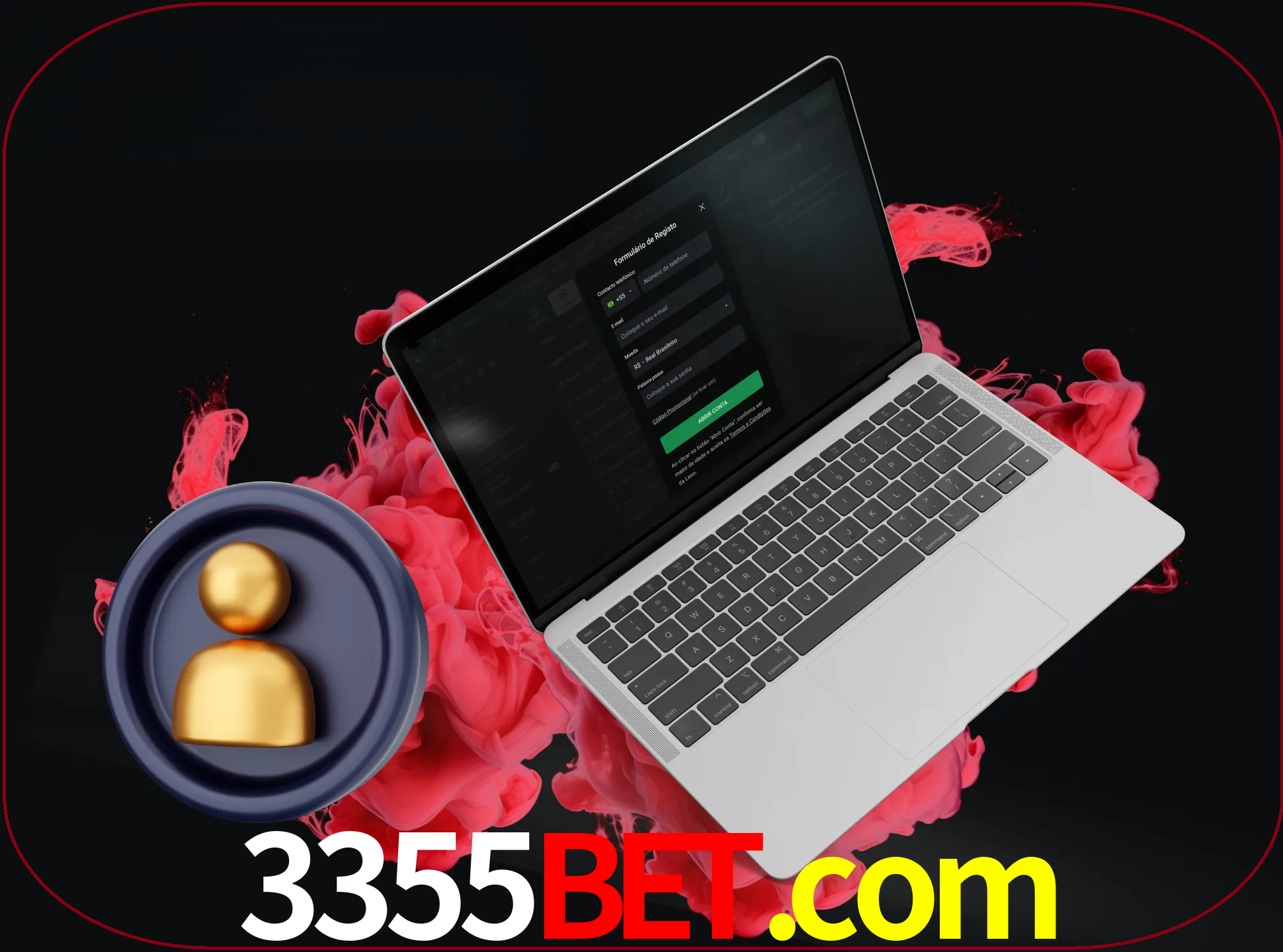 No cabeçalho do site 3355bet, clique no botão que o levará a um formulário especial onde terá de introduzir as suas informações actuais.