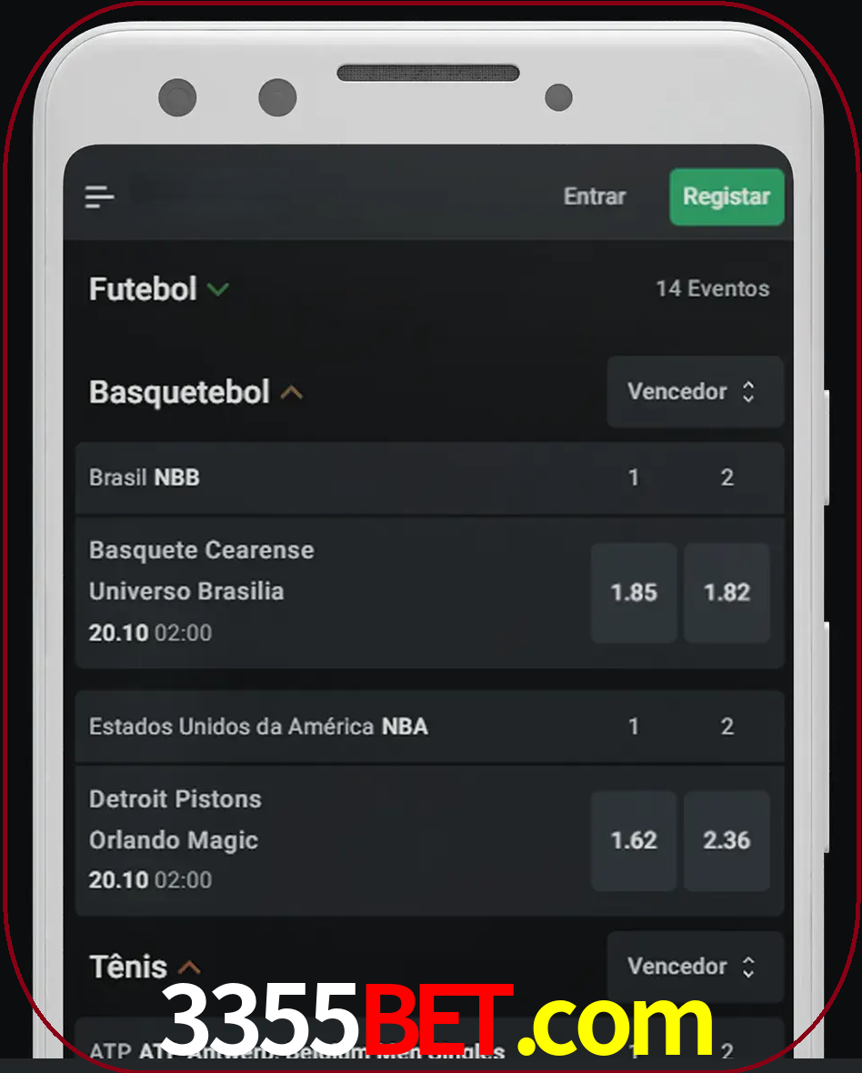 Aposte e assista aos esportes em formato ao vivo.